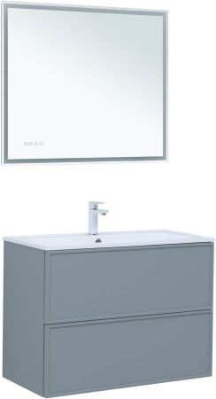 Тумба под раковину Aquanet Арт 90 мисти грин, артикул 00313276