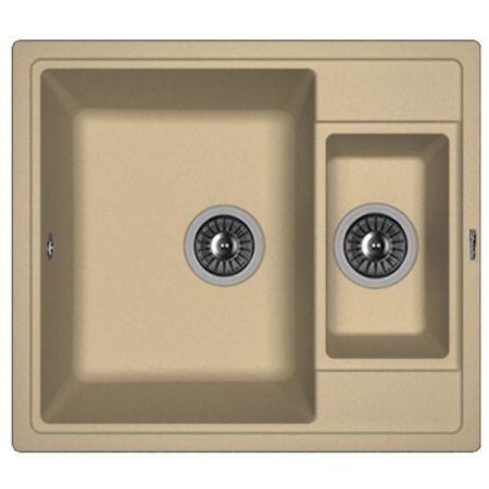 Кухонная мойка Florentina Липси-580К 20.210.D0580 Антрацит, артикул 20.210.D0580.302