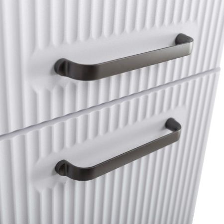 DUE Шкаф подвесной с двумя распашными дверцами с доводчиками, с двумя полками, универсальный, Bianco Lucido, 400x300x1500, DUE-1500-2A-SC-BL-P, артикул DUE-1500-2A-SC-BL-P