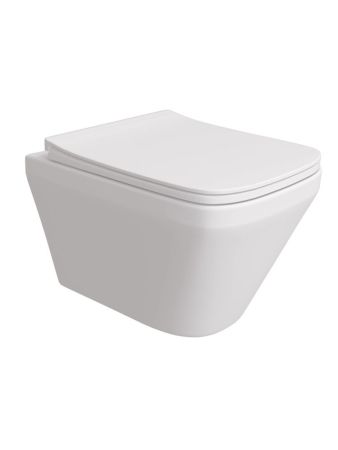 Унитаз подвесной Maretti Katrina безободковый с микролифтом, KA10PBM20-844, белый, артикул KA10PBM20-844