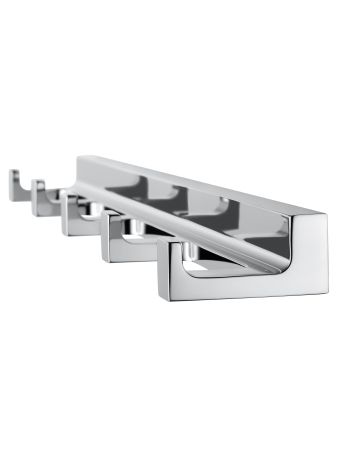 Вешалка с 5 крючками для ванной WONZON & WOGHAND ECLIPSE, Хром (WW-9155), артикул WW-9155