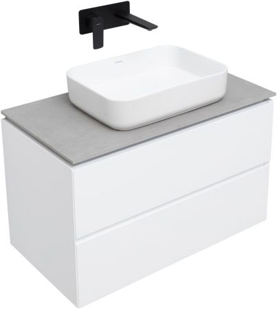 Тумба под раковину Allen Brau Infinity 85 1.21001.WM белый матовый