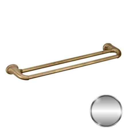 Daniel Revival Acc.B. Полотенцедержатель двойной, настенный, 60 см, хром, артикул REPS978 cr