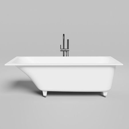 Ванна, Salini, Orlanda Kit, ширина, мм-1700, глубина, мм-750, высота, мм-590/610, водоизмещение (л)-275, тип установки-встраиваемый/пристенный, форма-прямоугольная, в комплекте-регулируемые ножки до 2 см, сифон, интегрированный слив-перелив, диаметр слива, артикул 102127M