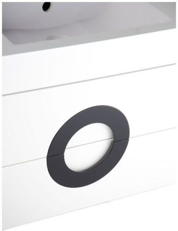 Тумба с раковиной De Aqua Форма 80 белый, артикул 00212699