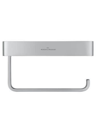 Держатель для туалетной бумаги с полкой WONZON & WOGHAND LOTTE, Хром (WW-8336), артикул WW-8336