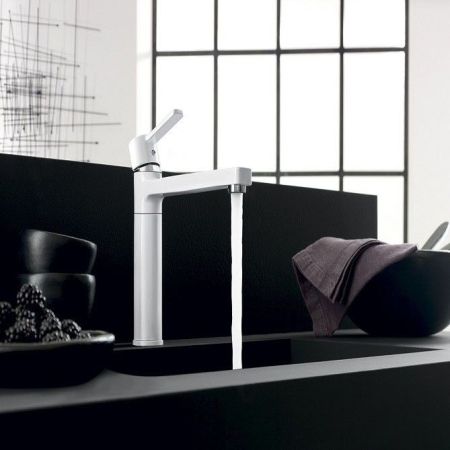 Смеситель для кухни Kludi Zenta 389739175 Белый Хром, артикул 389739175