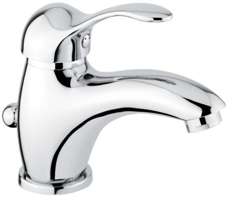 Смеситель Melody с донным клапаном для раковины, цвет хром, артикул 11003CR