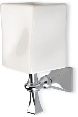 Stil Haus Prisma, настенный керамический стакан, цвет золото - черная керамика, артикул PR10(16-NE)