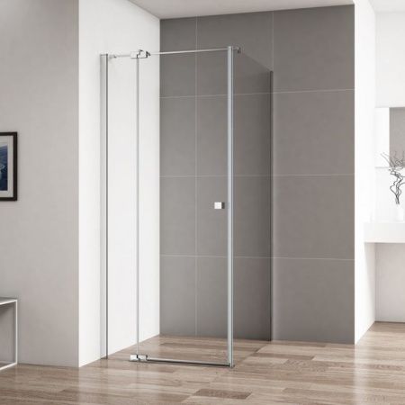 Душевой уголок Cezares Valvola-AH-1 80x90 профиль Хром стекло прозрачное