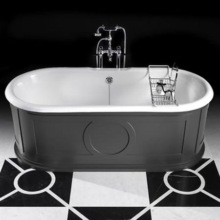 Devon Capitol Ванна чугунная (без отв. для смесителя),170х79х60,5 cм, свободностоящая, с внешней отделкой тонкими алюминиевыми листами(под покраску), артикул DECAPITOLV