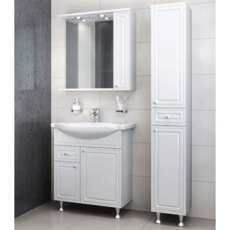 Тумба с раковиной Damixa RedBlu Palace One 75 M41-FSX0753WG-WCC075 Белая