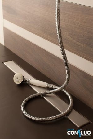 Душевой лоток, Bettoserb, Frameless, ширина, мм-120, длина, мм-550, высота, мм-100, монтаж-в пол, пропускная способность, л/сек-0,8, выход Ø50 мм, поворот базы 360°, система отвода вторичного конденсата, сифон-есть, материал сифона-полипропилен, опоры-ест