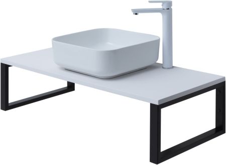 Комплект кронштейнов Aquanet Магнум черный матовый, артикул 00320677