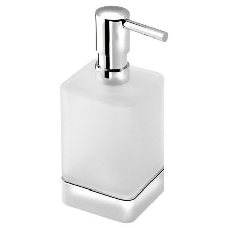 Диспенсер EVEREST стеклянный для жидкого мыла, хром, Sapho, артикул 1313-45