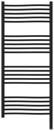 Полотенцесушитель электрический ФЛЮИД 3.0 1200х500 МЭМ правый (Матовый чёрный), артикул 31-5821-1250