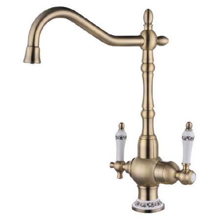 Смеситель для кухни ZorG Clean Water ZR 336 YF-50 BR Бронза, артикул ZR 336 YF-50 BR