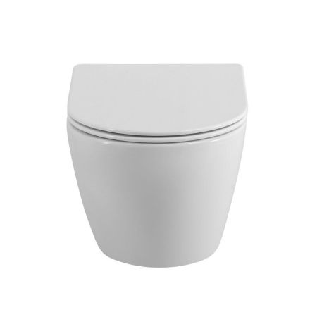 SFERA-TOR Чаша унитаза подвесного безободкового, смыв TORNADO BB046CH-TOR, артикул BB046CH-TOR