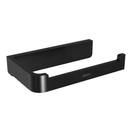 Держатель для туалетной бумаги  Lemark SMOOTH LINE открытый, чёрный матовый (9722008), артикул 9722008