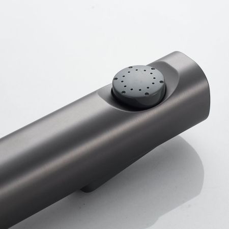 Гигиенический душ со смесителем Shevanik S9605T-1, оружейная сталь