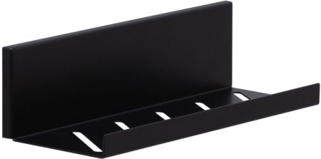 Полка Aquanet Магнум 30x8 черная матовая, открытая, артикул 00302224