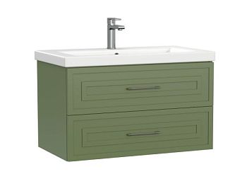 Тумба подвесная Cersanit CLASSIC 80 зеленый матовый под раковину S-UM-COM80/1-w (COMO 80) (69092)