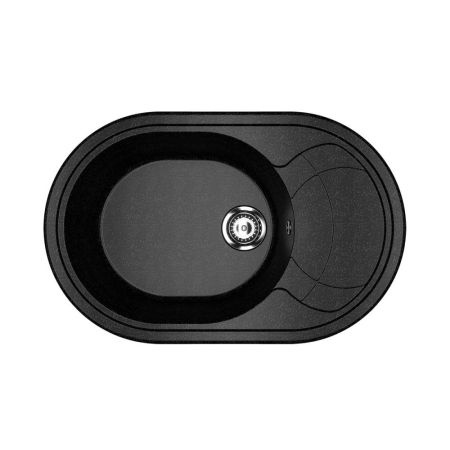 Кухонная мойка Ulgran U-610-308, черный, артикул U-610-308