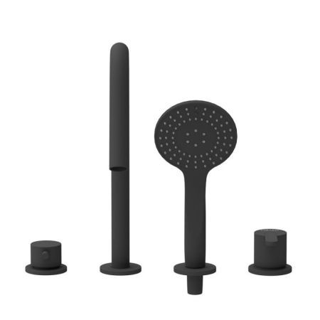 Смеситель на борт ванны LEAF-BVDM4, артикул LEAF-BVDM4-PS