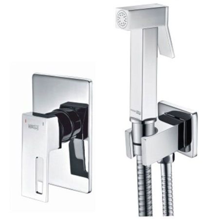 Гигиенический душ со смесителем WasserKRAFT Alme A15156 Хром