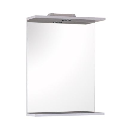 Зеркало Onika Омега 52 белое, с подсветкой, артикул 205206