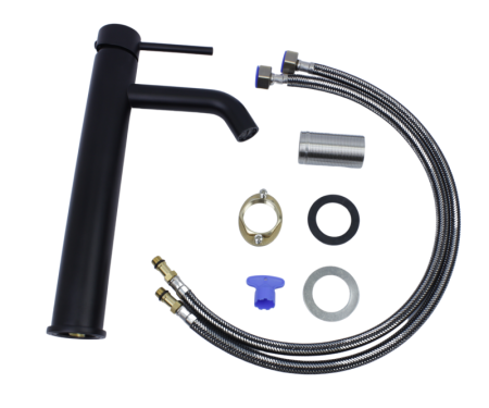 Смеситель для раковины Bronze de Luxe SCANDI 1452B, черный, артикул 1452B