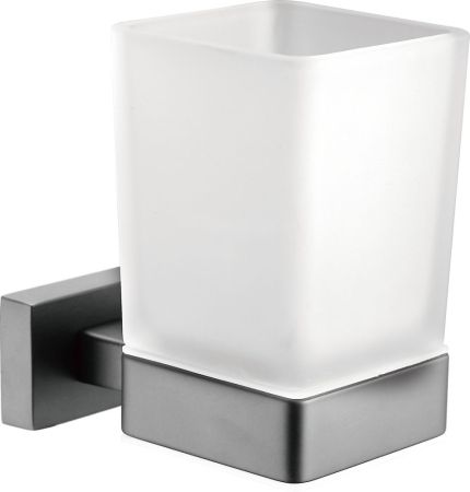 Стакан для ванной комнаты BELZ B90406, вороненая сталь, артикул B90406