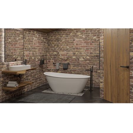 Ванна WHITECROSS Spinel B 155x73 (белый мат) иск. камень, артикул 0210.155073.200