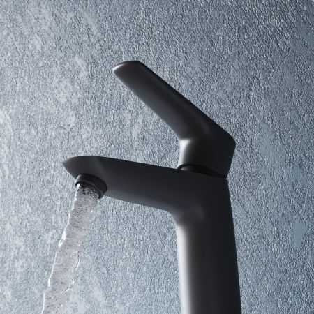 D40102122 Prime new смеситель для умывальника, черный, артикул D40102122