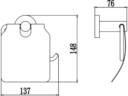 Держатель для туалетной бумаги Savol S-008751, хром, артикул S-008751