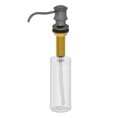 Дозатор мыла WONZON & WOGHAND, Темный графит (WW-88SD03-BGM), артикул WW-88SD03-BGM