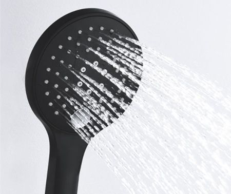 Ручной душ WasserKRAFT A078 круглый Черный