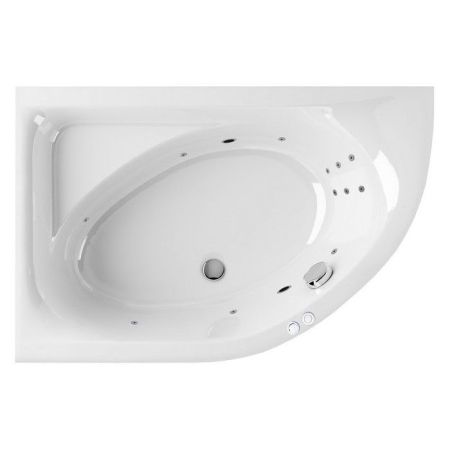 Ванна EXCELLENT Aquarella 170x110 (левая) "LINE" (хром), артикул WAEX.ARL17.LINE.CR