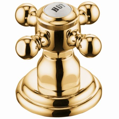 Запорный вентиль Kludi Adlon 518184520 Золото, артикул 518184520