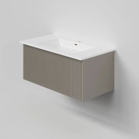 Тумба под раковину подвесная La Fenice Terra FNC-01-TER-C-80, бежевая, артикул FNC-01-TER-C-80