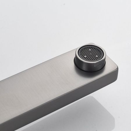 Смеситель для раковины высокий  Raffine F1196T, оружейная сталь, артикул F1196T