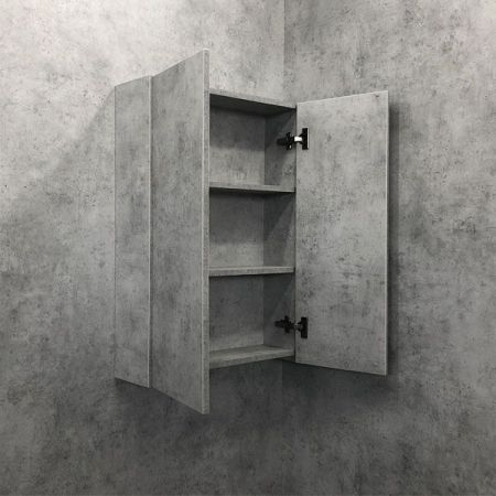 Подвесной шкаф Comforty Осло 60 00-00000837 Бетон светлый, артикул 00-00000837