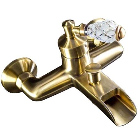 Смеситель для ванны VOGUE CRYSTAL, бронза_Комплект, артикул 203-CRST