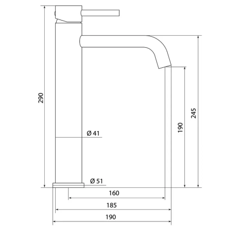 Смеситель для раковины Славен СЛ-ОД-Д13, хром