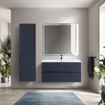 Мебель для ванной CEZARES DUET, артикул DUET-800-2C-SO-BL