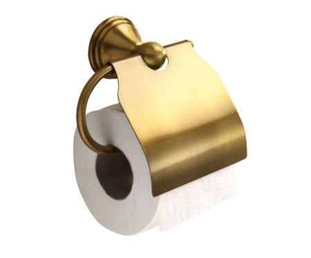 Gedy Romance, бумагодержатель с крышкой, цвет бронза, артикул 7525(44)
