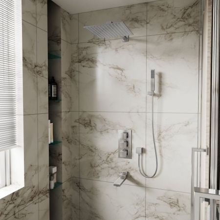 Душевая система D&K встраиваемая термостатическая с изливом Bayern.Liszt (DA2515601A04), артикул DA2515601A04