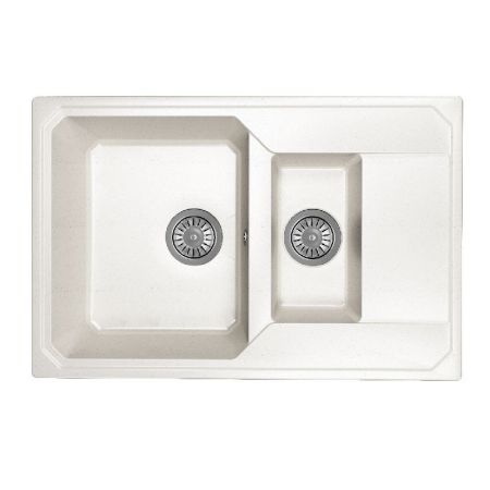 Кухонная мойка Dr. Gans КАРДИНАЛ 29.035.D0760.401, белый, артикул 29.035.D0760.401