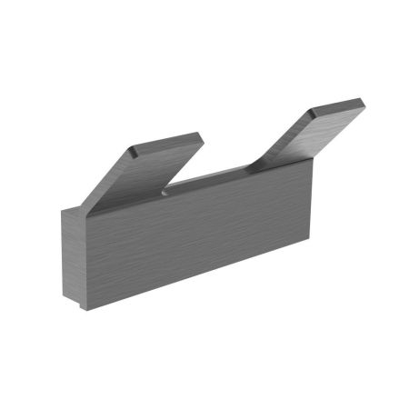 Двойной крючок для ванной WONZON & WOGHAND LOTTE, Темный графит (WW-8325-BGM), артикул WW-8325-BGM