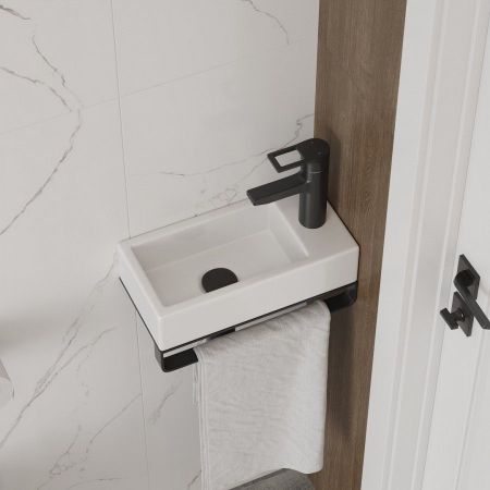 Раковина подвесная Maretti AR13PD38-844, белая, артикул AR13PD38-844